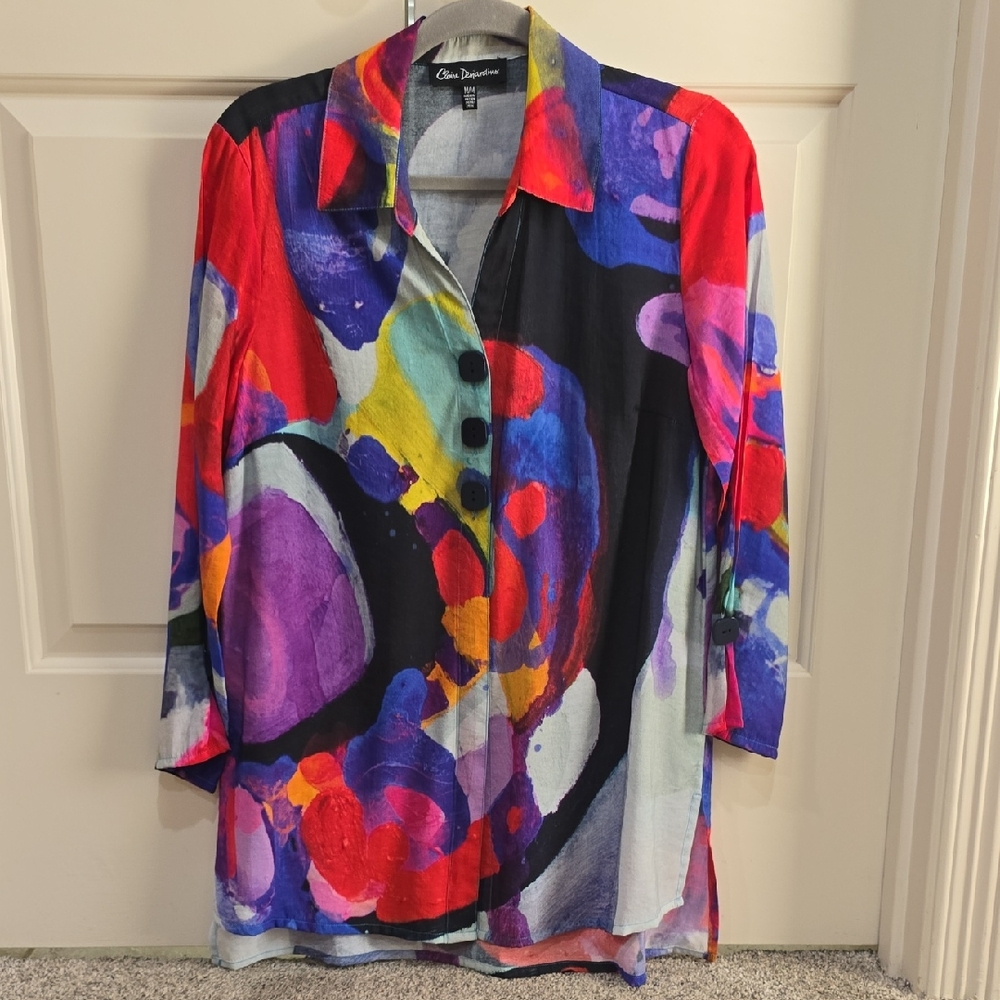 Claired Dejardins Colorful Abstract Tunic